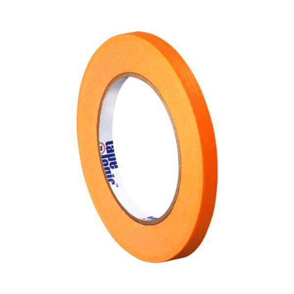Tape Logic Masking Tape, 1/4x60 yd., Orange, PK144, 1/4" W x 60 yds L, Orange, 144 PK T931003D - main